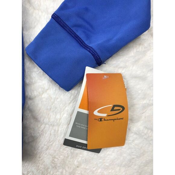 Champion Kids Blue Zip Front Hooded Jacket Size X-Small NWT - Picture 5 of 7